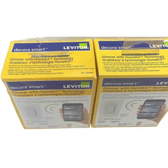 2 Leviton Dimmer With HomeKit Technology Works With Apple HomeKits 2 Units New - Picture 4 of 10